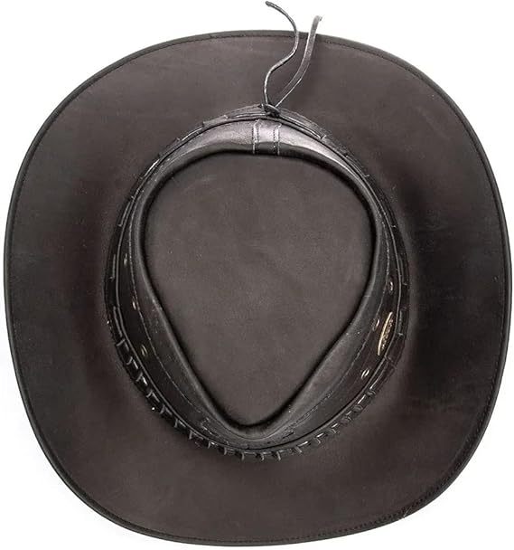 Chapéu Americano Country em Couro Legitimo Cowboy