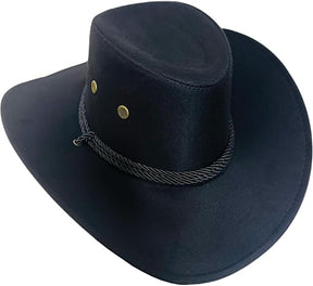 Chapéu Country Preto Sertanejo Australiano