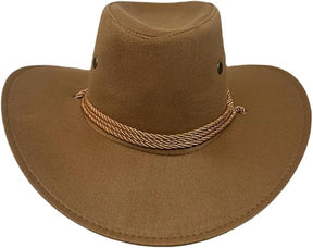 Chapéu Country Marrom Claro Sertanejo Australiano