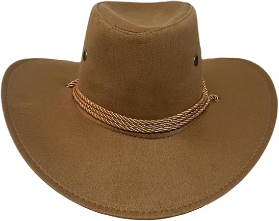 Chapéu Country Marrom Claro Sertanejo Australiano