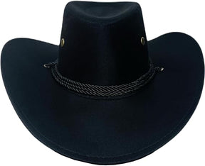 Chapéu Country Preto Sertanejo Australiano