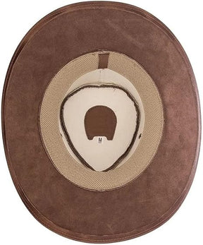 Chapéu Americano Country em Couro Legitimo Cowboy