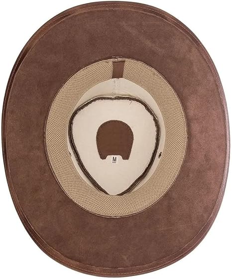 Chapéu Americano Country em Couro Legitimo Cowboy