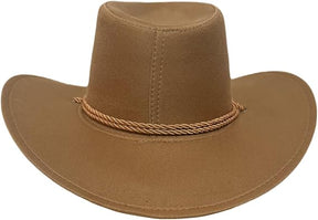 Chapéu Country Marrom Claro Sertanejo Australiano