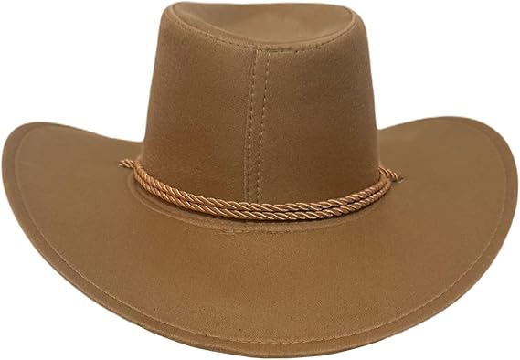 Chapéu Country Marrom Claro Sertanejo Australiano