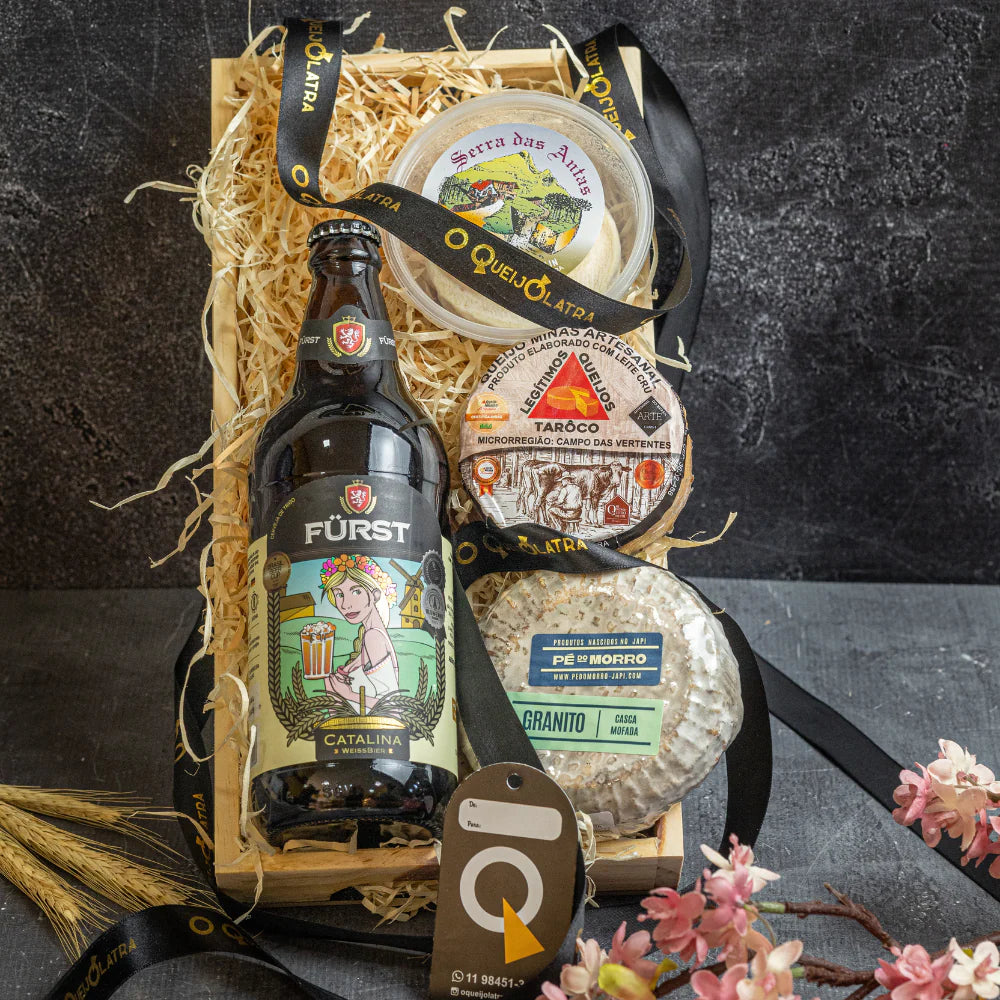 Cesta 7 – Seleção Queijólatra com Cerveja Artesanal & Queijos Premiados