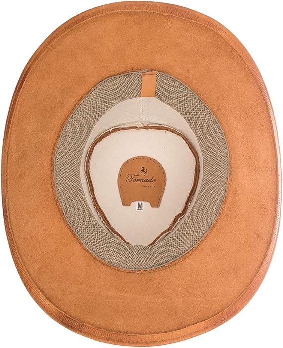 Chapéu Americano Country em Couro Legitimo Cowboy